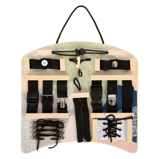 Small foot - houten activiteitenbord vergrendelingen en verbindingen