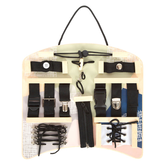 Small foot - houten activiteitenbord vergrendelingen en verbindingen