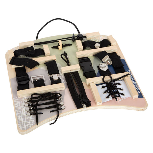 Small foot - houten activiteitenbord vergrendelingen en verbindingen