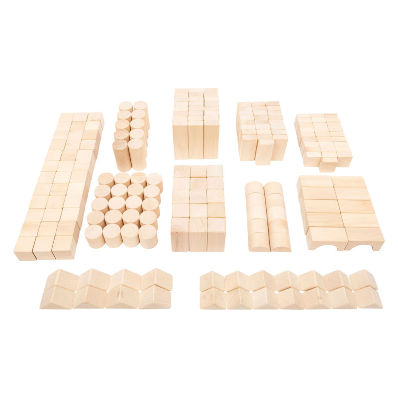 Load image into Gallery viewer, Small foot - houten bouwblokken natuurlijk, 200dlg.
