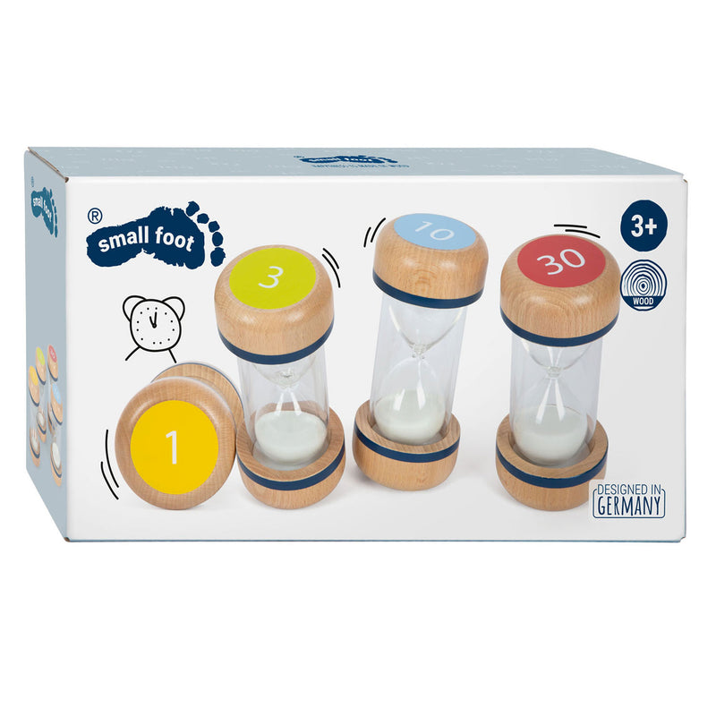 Load image into Gallery viewer, Small foot - houten zandlopers xl set, 4dlg.
