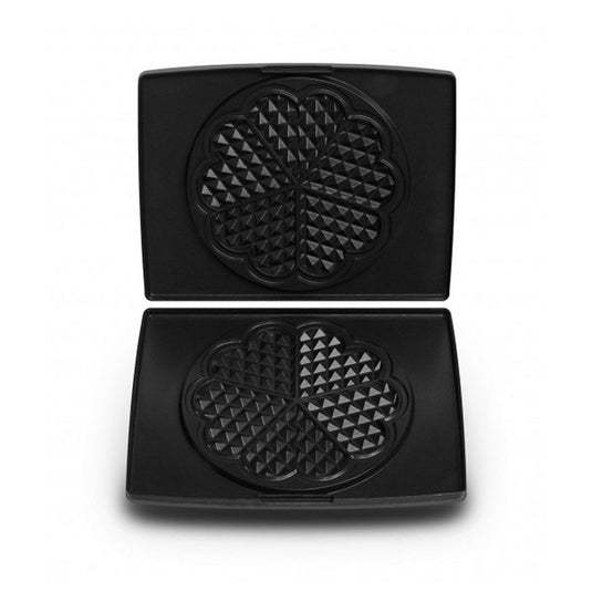 Fritel 142355 bakplaten hartjesvorm aluminium zwart