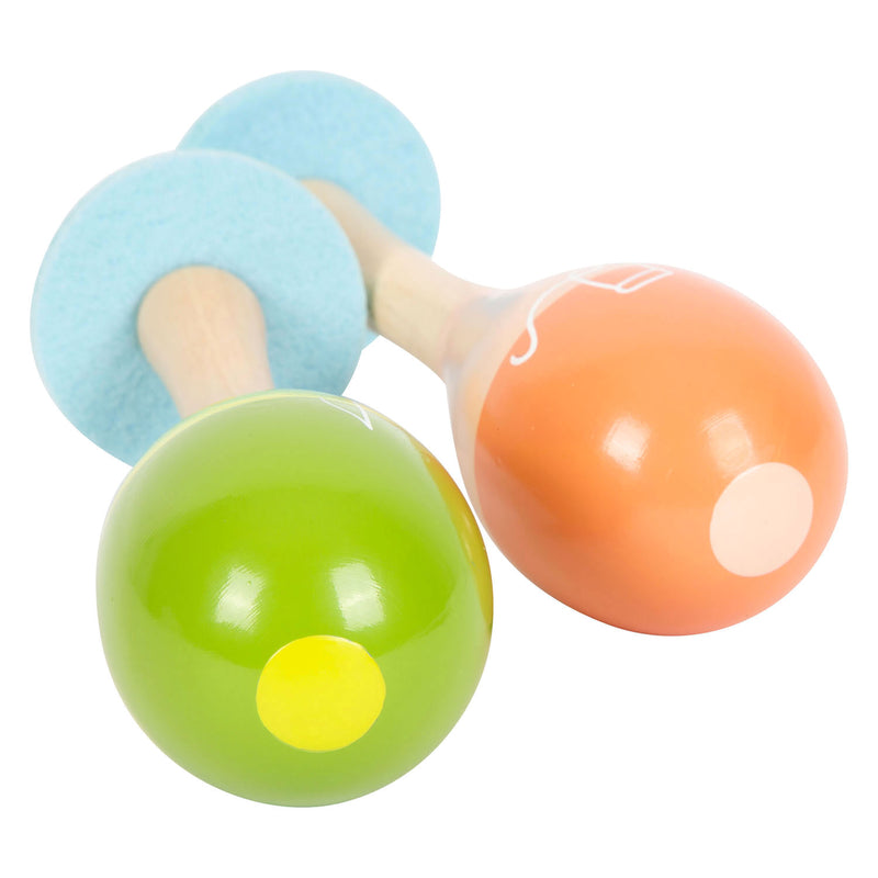 Load image into Gallery viewer, Small foot - houten maracas groovy beats
