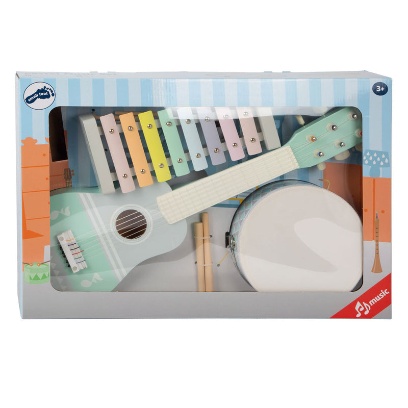 Load image into Gallery viewer, Small foot - houten muziekinstumentenset pastel, 7dlg,

