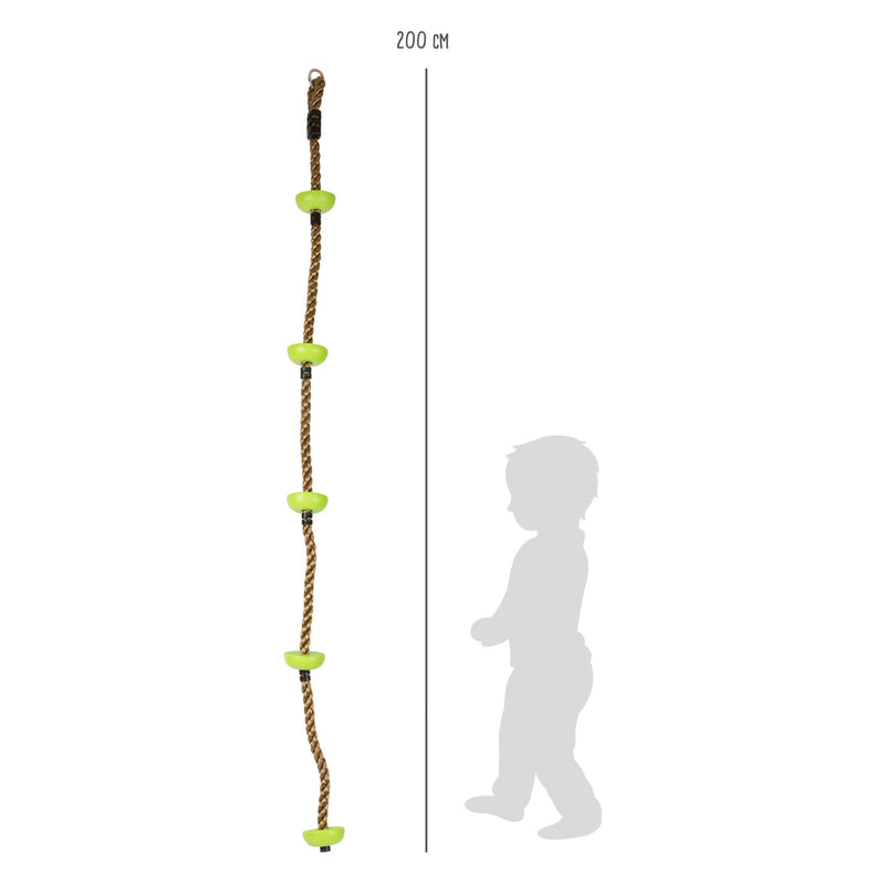 Load image into Gallery viewer, Small foot - klimtouw groen, 200cm
