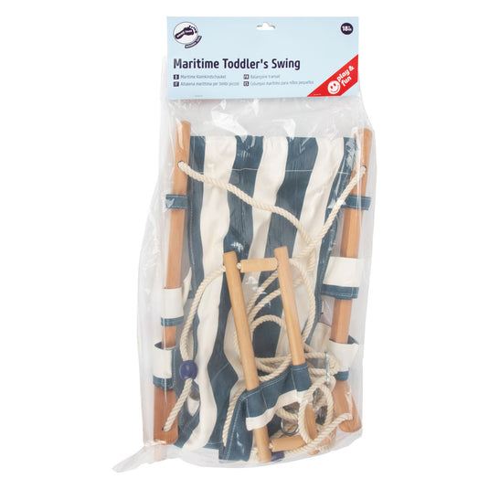 Small foot - houten peuterschommel marineblauw, 120cm