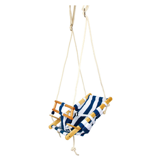 Small foot - houten peuterschommel marineblauw, 120cm