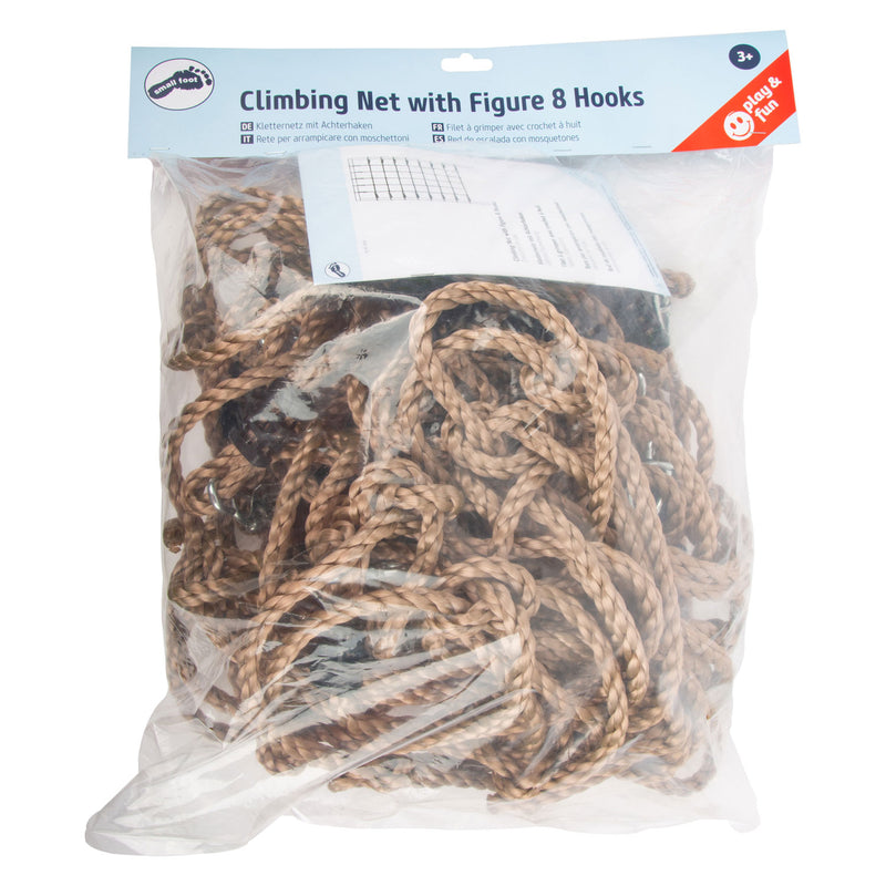 Load image into Gallery viewer, Small foot - klimnet met 8 haken, 200x150cm
