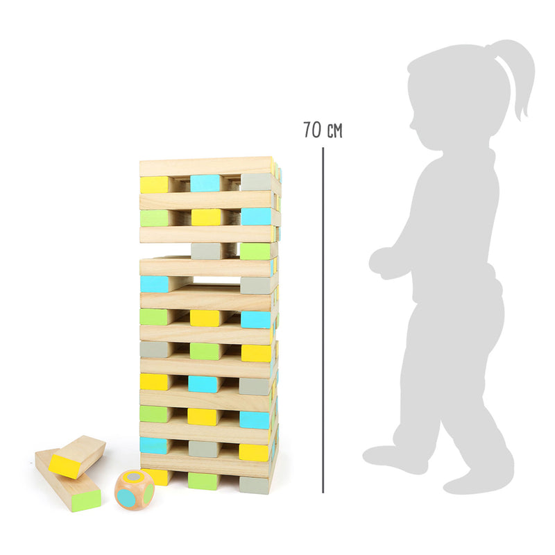 Load image into Gallery viewer, Small foot - houten wiebeltoren balansspel xxl
