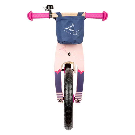 Small foot - houten loopfiets kolibrie roze