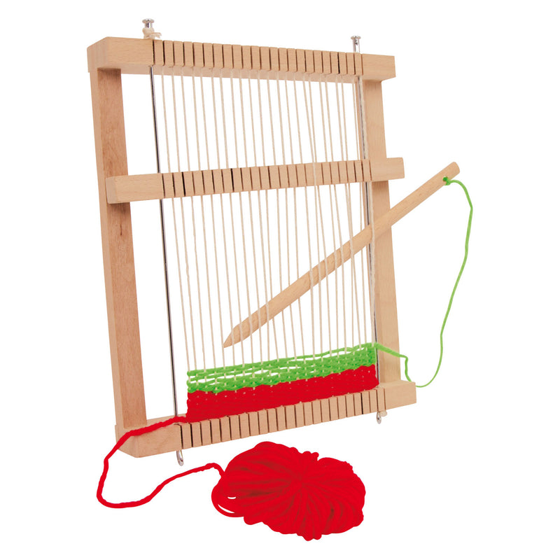 Load image into Gallery viewer, Small foot - houten weefgetouw compact, 6dlg.
