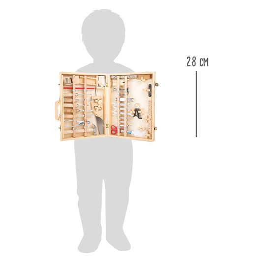 Small foot - houten gereedschapskist deluxe met gereedschap, 28dlg.
