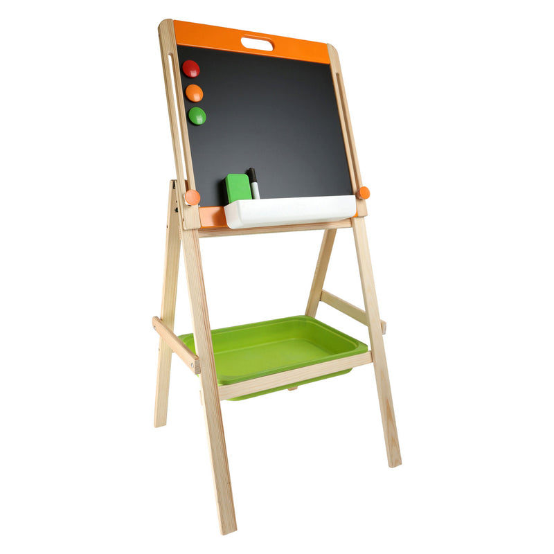 Load image into Gallery viewer, Small foot - houten krijt- en magneetbord, 7dlg.
