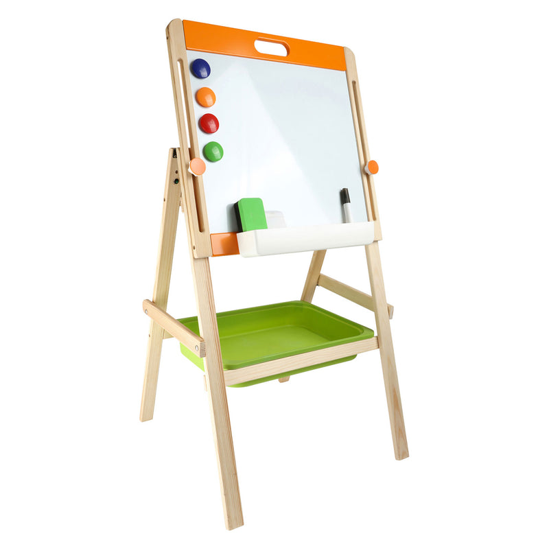 Load image into Gallery viewer, Small foot - houten krijt- en magneetbord, 7dlg.
