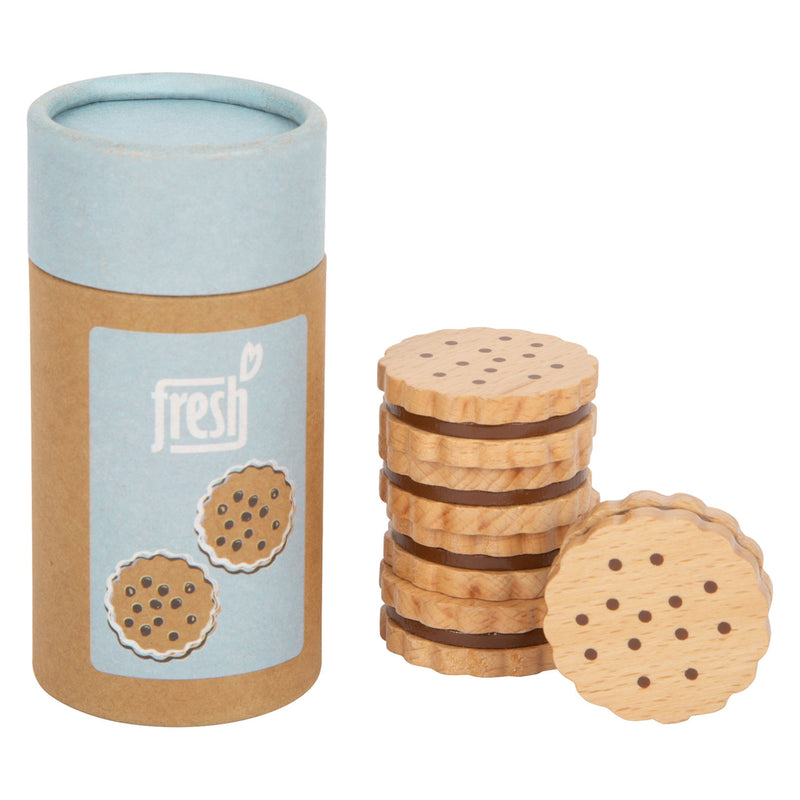 Load image into Gallery viewer, Small foot - houten dubbel koekjes, 5dlg.
