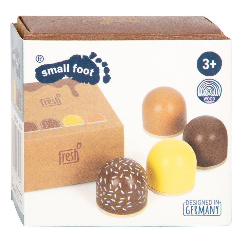 Load image into Gallery viewer, Small Foot Houten Speeleten Marshmallows, 4dlg.
