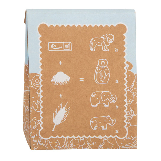 Small foot - houten speeleten dieren crackers, 8dlg.