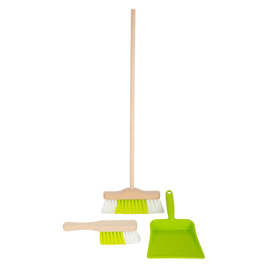 Small foot - houten veegset met bezem, 3dlg.