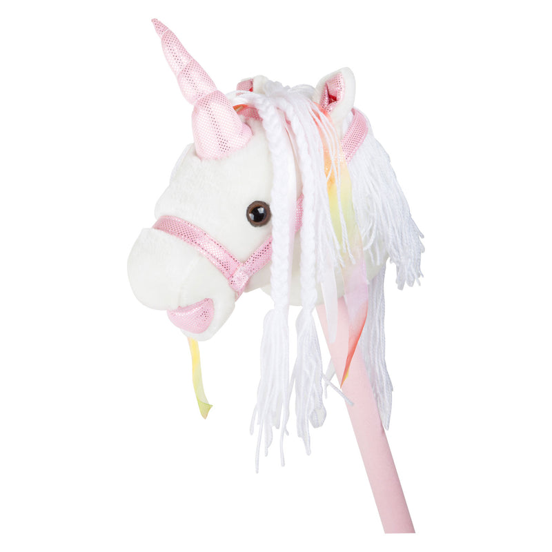 Load image into Gallery viewer, Small foot - houten stokpaard eenhoorn, 90cm
