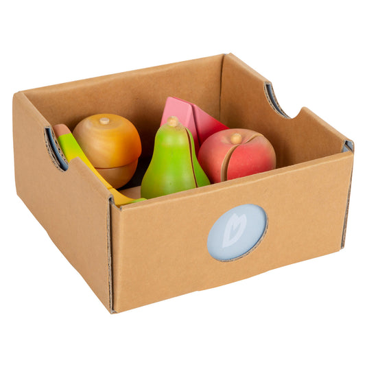 Small foot - houten snij- en speeleten fruit set, 13dlg.