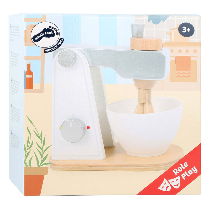 Load image into Gallery viewer, Small foot - houten mixer wit
