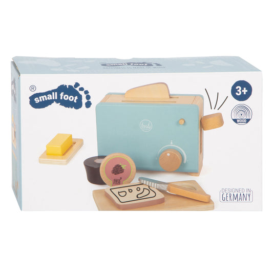 Small foot - houten broodrooster set