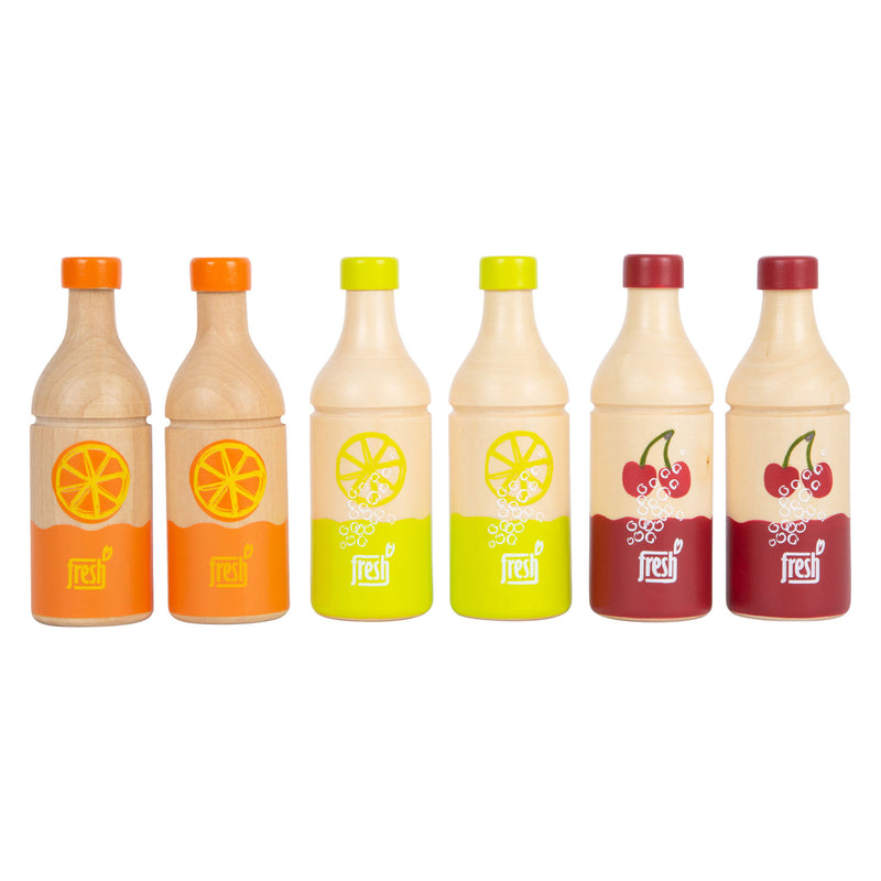 Load image into Gallery viewer, Small Foot Houten Krat met Flessen, 7dlg.
