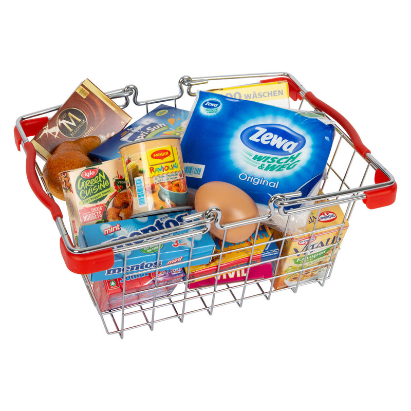 Load image into Gallery viewer, Small foot - speeleten in metalen winkelmandje, 25dlg.
