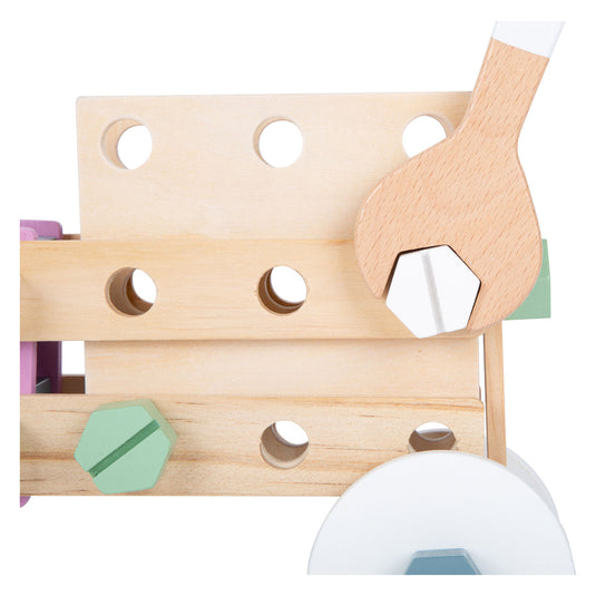 Small foot - houten bouwconstructieset nordic, 67dlg.