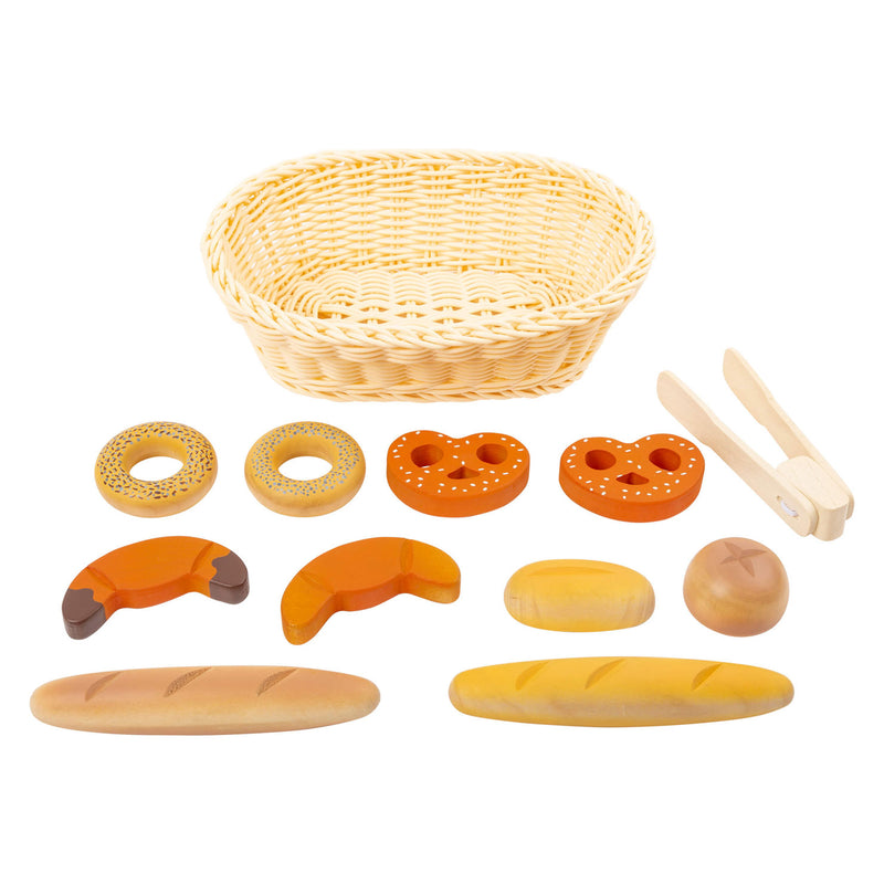 Load image into Gallery viewer, Small foot - kunststof broodmand met speeleten brood, 12dlg.
