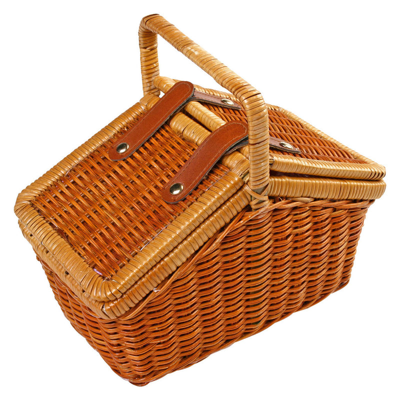 Load image into Gallery viewer, Small foot - houten picknickmand met servies romantisch, 30dlg.
