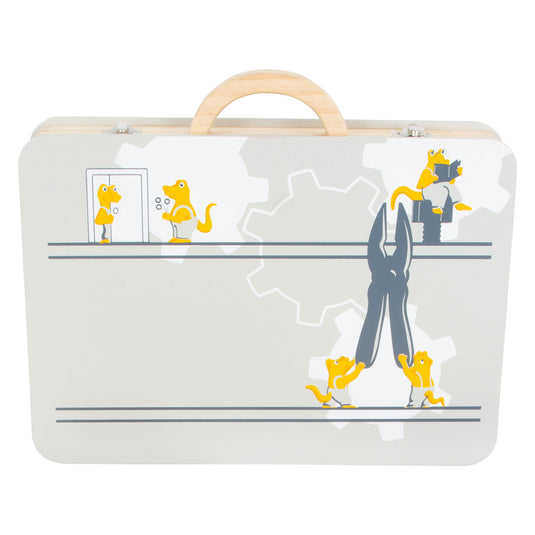 Small foot - houten gereedschapskoffer miniwob, 44dlg,