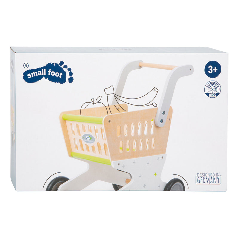 Load image into Gallery viewer, Small foot - houten winkelwagen supermarkt
