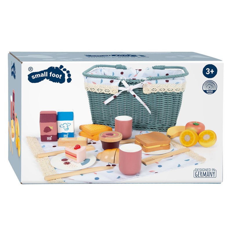 Load image into Gallery viewer, Small foot - picknickset met houten speeleten tasty, 26dlg.
