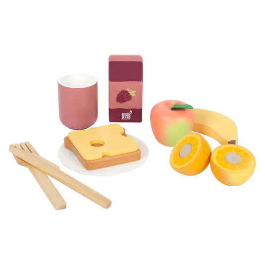 Small foot - picknickset met houten speeleten tasty, 26dlg.