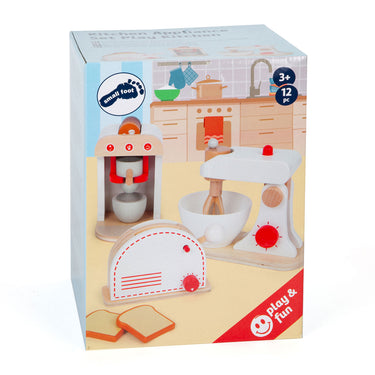 Small foot - houten keukenapparatenset, set van 3