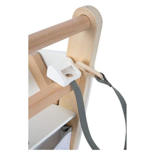 Small foot - houten supermarkt winkelwagen wit