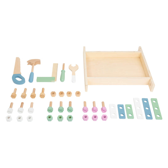 Small foot - houten werkbank nordic, 30dlg.