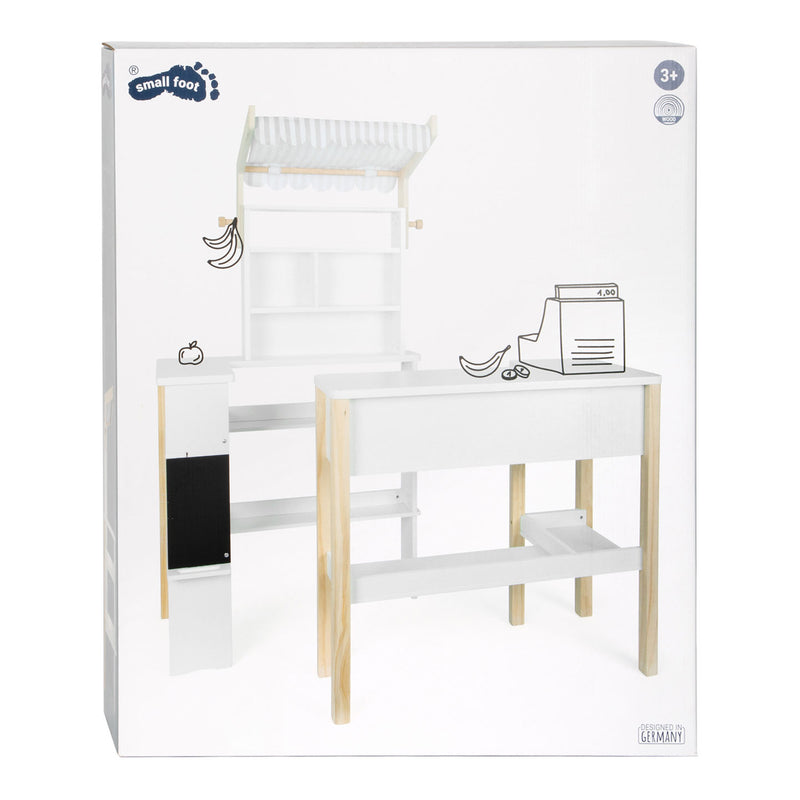 Load image into Gallery viewer, Small foot - houten winkel wit compact
