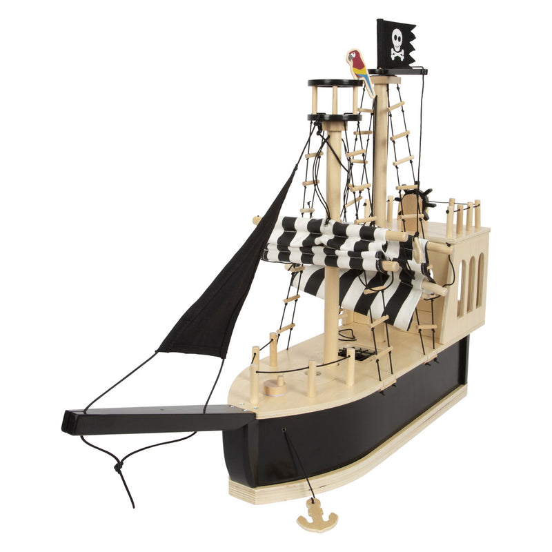 Load image into Gallery viewer, Small foot - houten poppenhuis piratenboot
