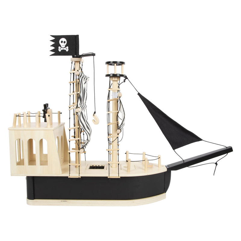 Load image into Gallery viewer, Small foot - houten poppenhuis piratenboot
