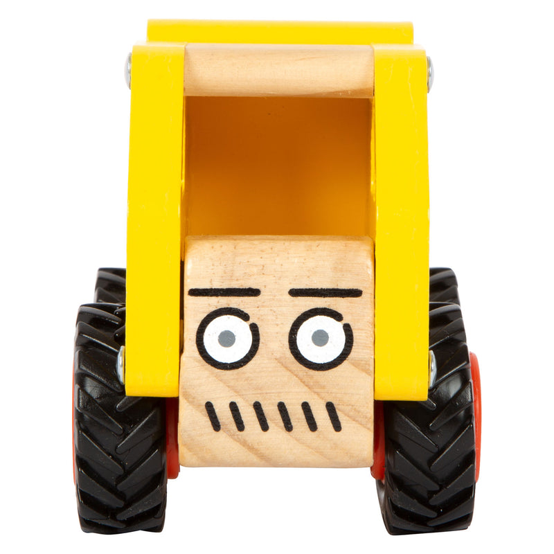 Load image into Gallery viewer, Small foot - houten cementvrachtwagen geel
