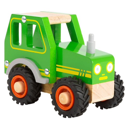 Small foot - houten tractor groen