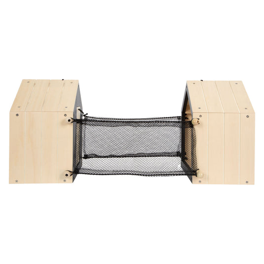 Small foot - houten konijnenhok met konijn pluche, 15dlg.