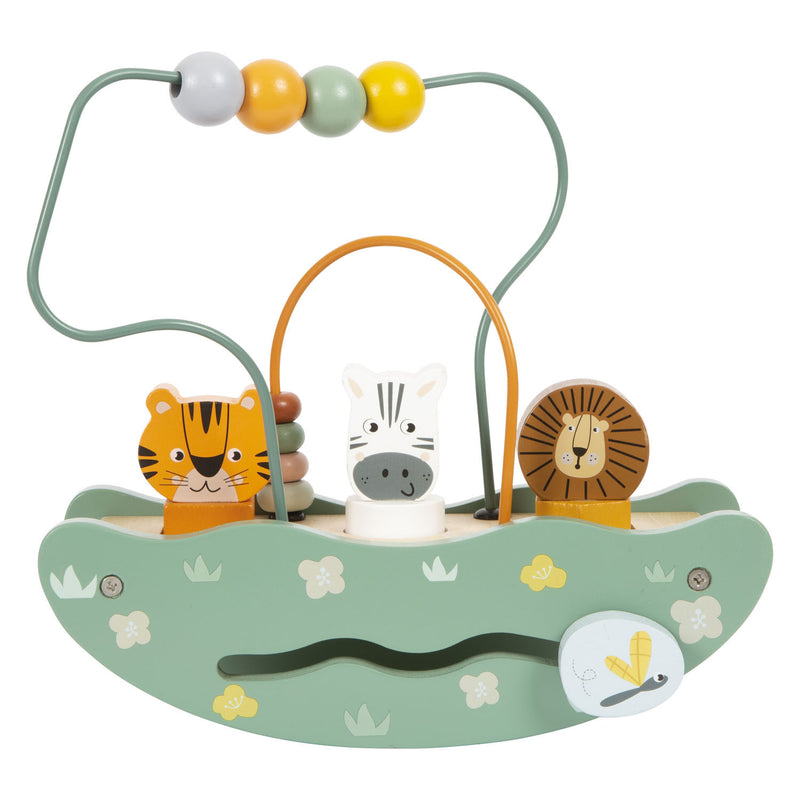 Load image into Gallery viewer, Small foot - houten balans motoriekspiraal safari
