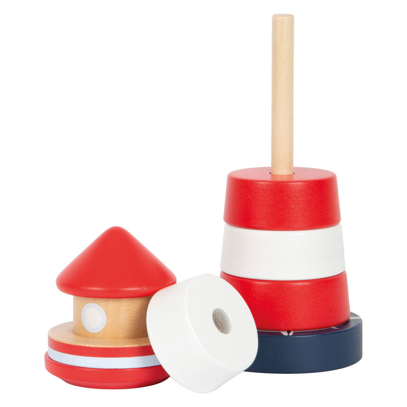 Load image into Gallery viewer, Small foot - stapeltoren vuurtoren grote oceaan, 8dlg.
