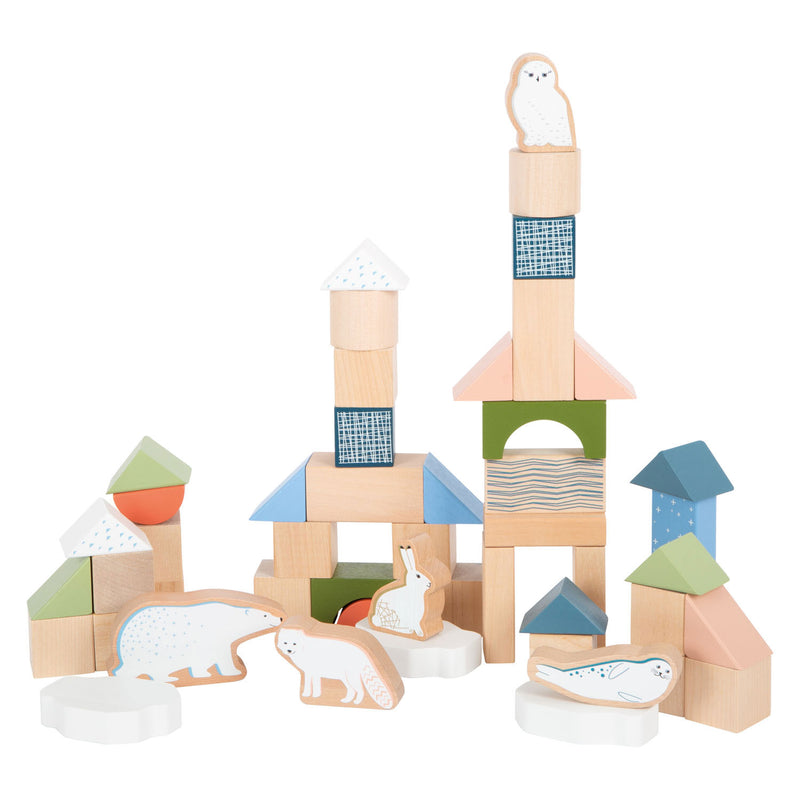 Load image into Gallery viewer, Small foot - houten bouwblokken arctic, 20dlg.
