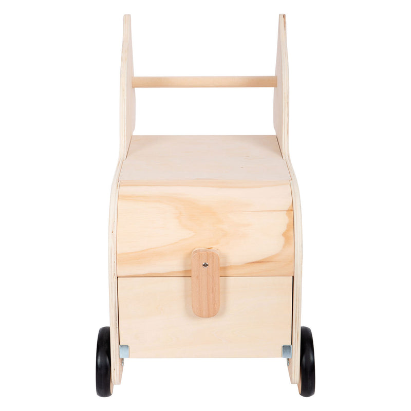 Load image into Gallery viewer, Small foot - houten speelgoedbox en trekfiguur zebra wildlife
