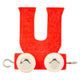 Small foot - houten lettertrein kleur - u