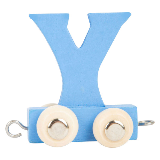 Small foot - houten lettertrein kleur - y